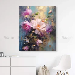 Tableau Toile Art Floral IP-02011