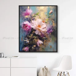 Tableau Toile Art Floral IP-02011