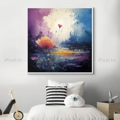 Tableau Toile Art Floral IP-02024