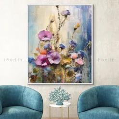Tableau Toile Art Floral IP-02032