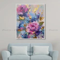 Tableau Toile Art Floral IP-02035