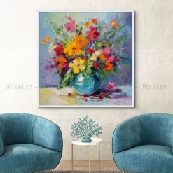 Tableau Toile Art Floral IP-02052
