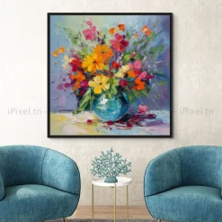 Tableau Toile Art Floral IP-02052