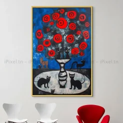 Tableau Toile Art Floral IP-02116