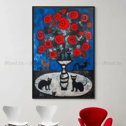 Tableau Toile Art Floral IP-02116