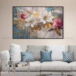 Tableau Toile Art Floral IP-02137