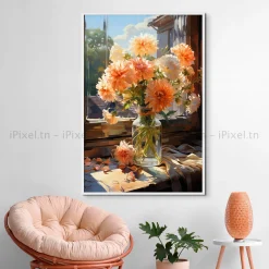 Tableau Toile Art Floral IP-02170
