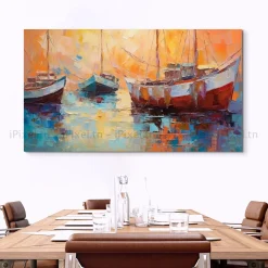 Tableau Toile Art Des Mers Et Bateaux IP-02189