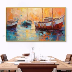 Tableau Toile Art Des Mers Et Bateaux IP-02189