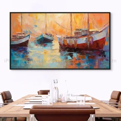 Tableau Toile Art Des Mers Et Bateaux IP-02189
