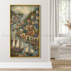 Tableau Toile Art Des Mers Et Bateaux IP-02197