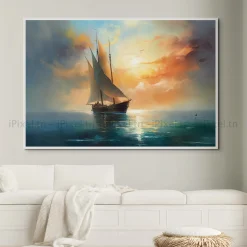 Tableau Toile Art Des Mers Et Bateaux IP-02201