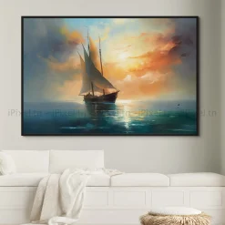 Tableau Toile Art Des Mers Et Bateaux IP-02201