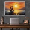 Tableau Toile Art Des Mers Et Bateaux IP-02208