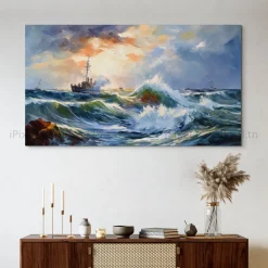 Tableau Toile Art Des Mers Et Bateaux IP-02213