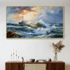 Tableau Toile Art Des Mers Et Bateaux IP-02213