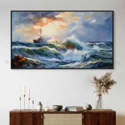 Tableau Toile Art Des Mers Et Bateaux IP-02213