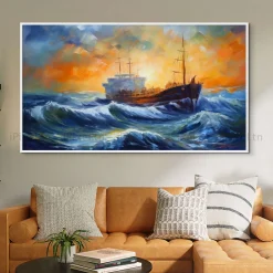 Tableau Toile Art Des Mers Et Bateaux IP-02214