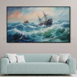 Tableau Toile Art Des Mers Et Bateaux IP-02215