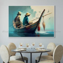 Tableau Toile Art Des Mers Et Bateaux IP-02217