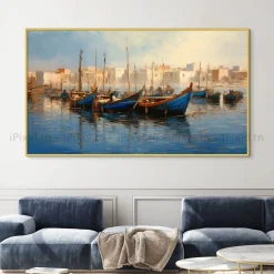 Tableau Toile Art Des Mers Et Bateaux IP-02221