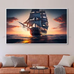 Tableau Toile Art Des Mers Et Bateaux IP-02223