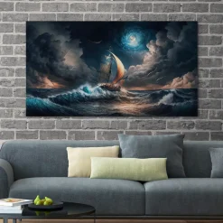 Tableau Toile Art Des Mers Et Bateaux IP-02224