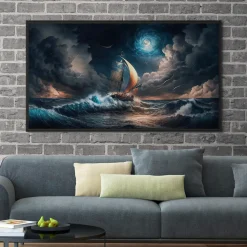 Tableau Toile Art Des Mers Et Bateaux IP-02224