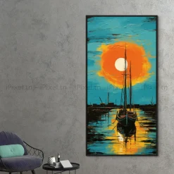 Tableau Toile Art Des Mers Et Bateaux IP-02228