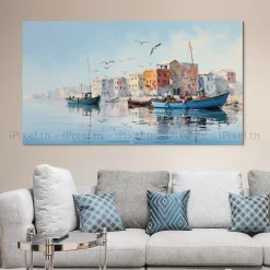 Tableau Toile Art Des Mers Et Bateaux IP-02231