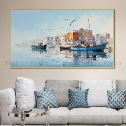 Tableau Toile Art Des Mers Et Bateaux IP-02231