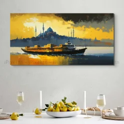 Tableau Toile Art Des Mers Et Bateaux IP-02237