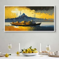 Tableau Toile Art Des Mers Et Bateaux IP-02237
