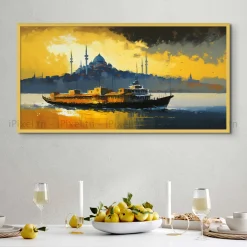 Tableau Toile Art Des Mers Et Bateaux IP-02237