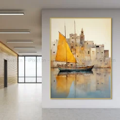 Tableau Toile Art Des Mers Et Bateaux IP-02241