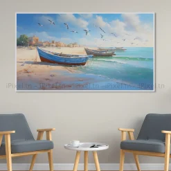 Tableau Toile Art Des Mers Et Bateaux IP-02243