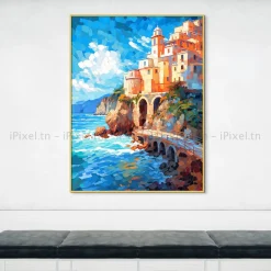 Tableau Toile Art Des Mers Et Bateaux IP-02246