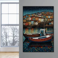 Tableau Toile Art Des Mers Et Bateaux IP-02252