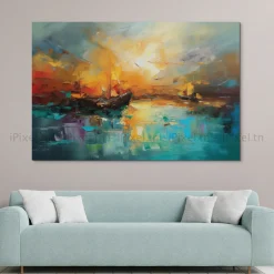 Tableau Toile Art Des Mers Et Bateaux IP-02256