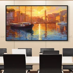 Tableau Toile Art Des Mers Et Bateaux IP-02258
