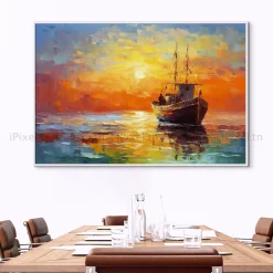 Tableau Toile Art Des Mers Et Bateaux IP-02262