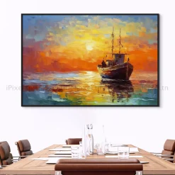 Tableau Toile Art Des Mers Et Bateaux IP-02262