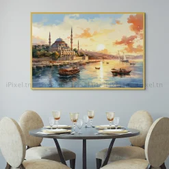 Tableau Toile Art Des Mers Et Bateaux IP-02266