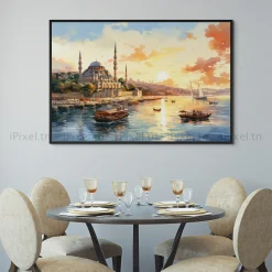 Tableau Toile Art Des Mers Et Bateaux IP-02266