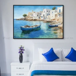 Tableau Toile Art Des Mers Et Bateaux IP-02268