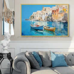 Tableau Toile Art Des Mers Et Bateaux IP-02269