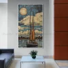 Tableau Toile Art Des Mers Et Bateaux IP-02271