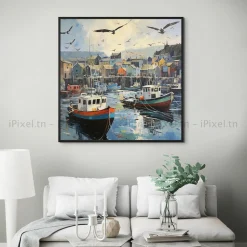 Tableau Toile Art Des Mers Et Bateaux IP-02274