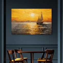 Tableau Toile Art Des Mers Et Bateaux IP-02881