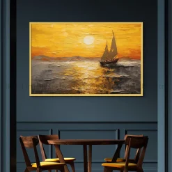 Tableau Toile Art Des Mers Et Bateaux IP-02881